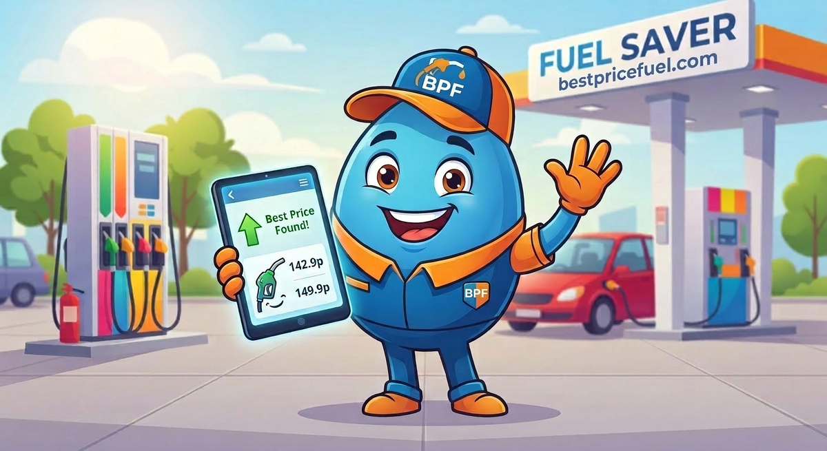 Fuelio at the petrol station